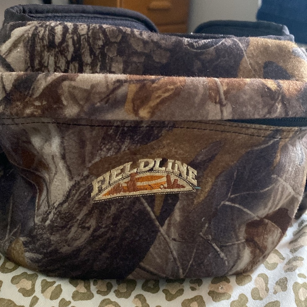 Vintage Camo fieldline Fanny pack belt hip bag hunting fishing gear - Picture 2 of 12